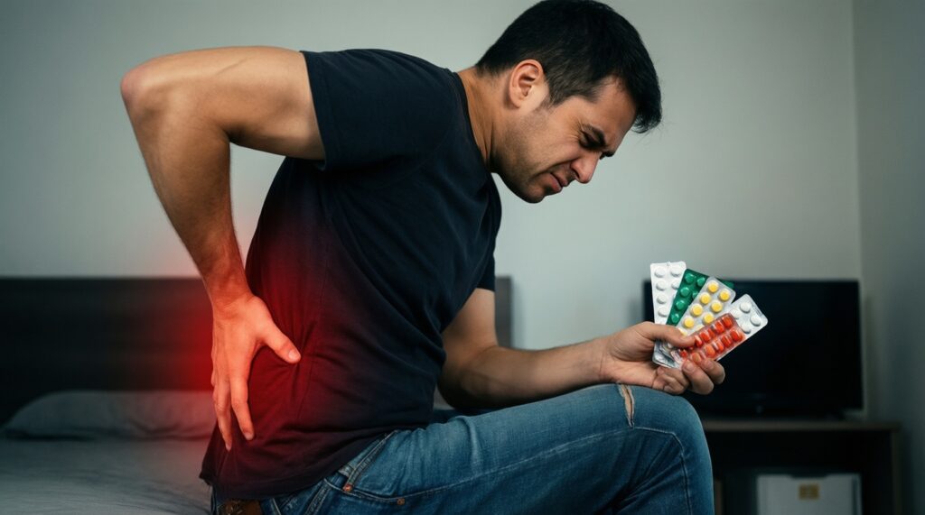 Боль в спине: красные флаги, само‑помощь и когда срочно к врачу - иллюстрация