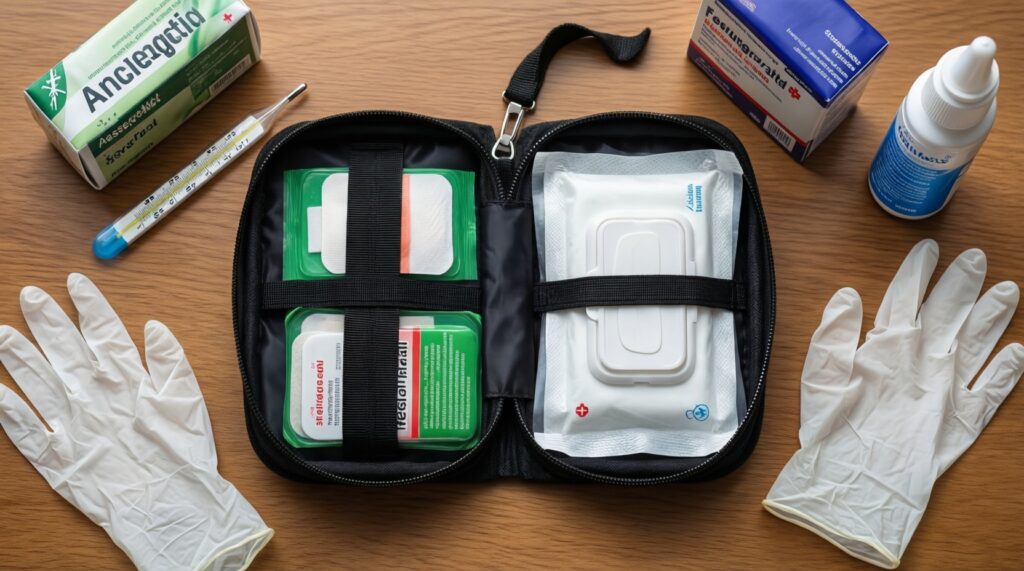 Аптечка дома и в поездке: минимальный набор и как хранить лекарства - иллюстрация