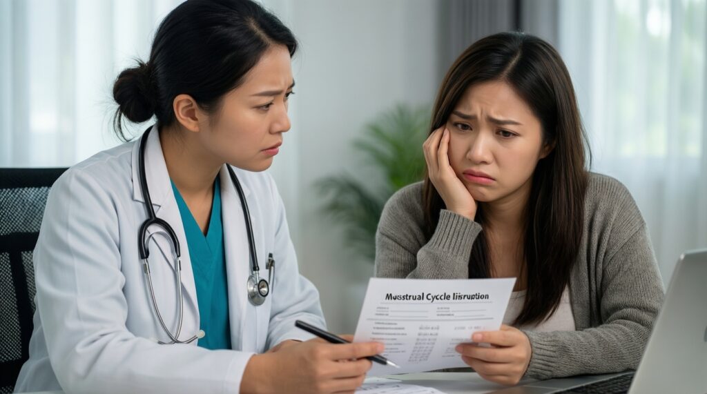 Женское здоровье: как распознать проблемы с циклом и гормонами - иллюстрация