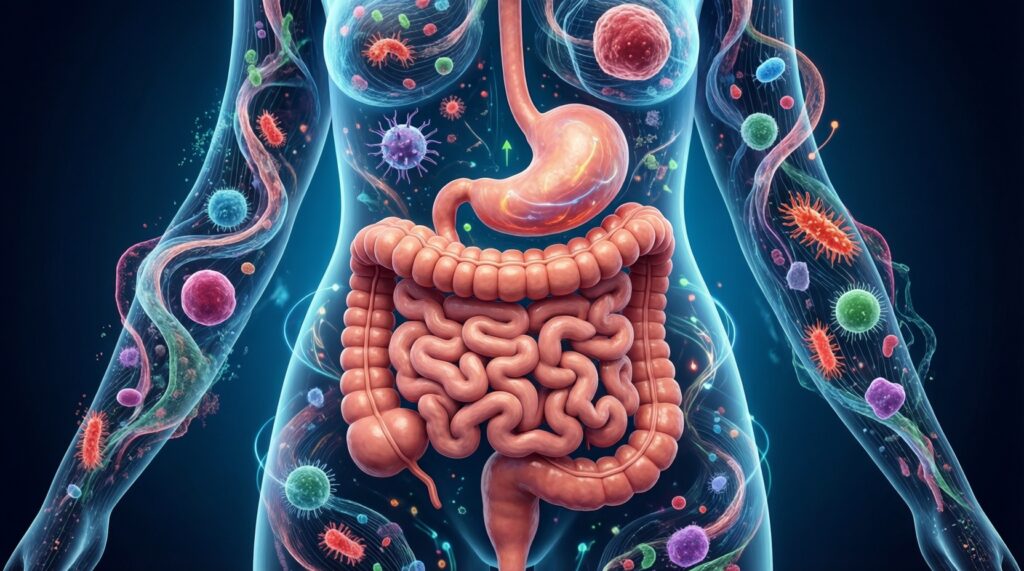 Микробиом человека: как кишечные бактерии влияют на иммунитет, настроение и вес - иллюстрация