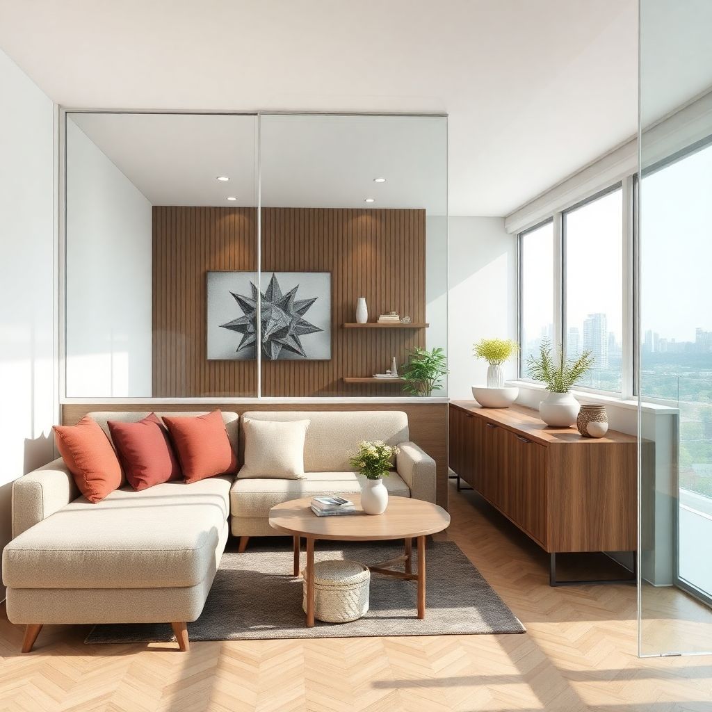 Межкомнатные стеклянные перегородки раздвижные для идеального интерьера