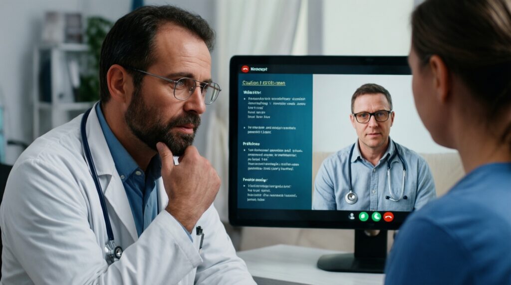 Телемедицина: когда онлайн-консультация действительно полезна, а когда опасна - иллюстрация